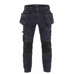WERKBROEK DENIM STRETCH X1900 MARINEBLAUW/ZWART C146 199011418999C146