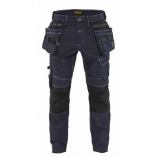 WERKBROEK DENIM STRETCH X1900 MARINEBLAUW/ZWART C48 199011418999C48